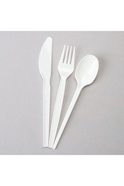 Falcon 50-Piece Disposable Plastic Table Fork Set
