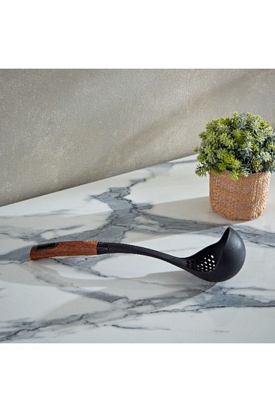 Home Box La Natura Nylon Soup Ladle Cum Strainer - 35 cm