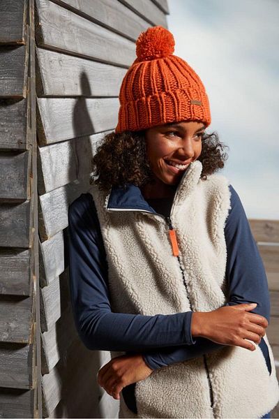 Tchibo Women Knitted Hat, Orange