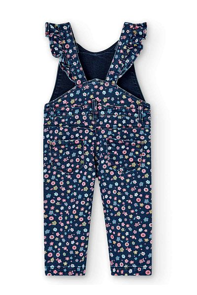 Boboli Patterned Girl's Jumpsuit Dress