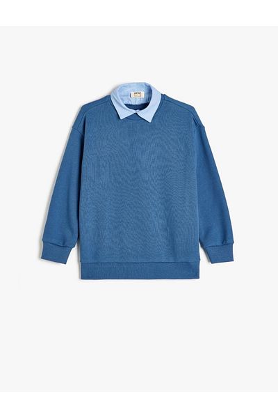 Koton Boy's Blue Sweat - 5Wkb10383Tk