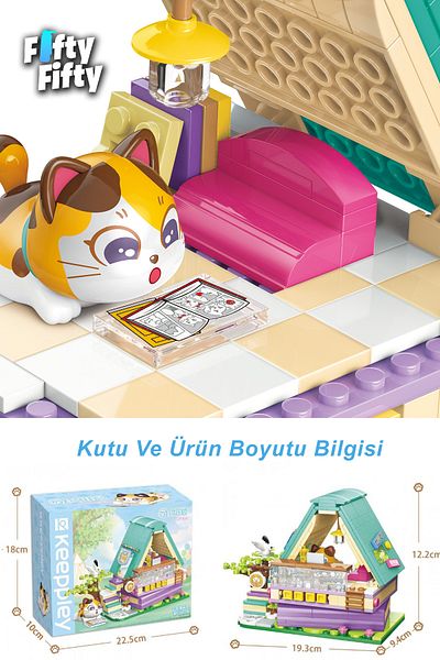 Vagonlife Keepley Lovely Street/Cute Street Series Comic Shop (324 Pieces) Toy Building Set F28018