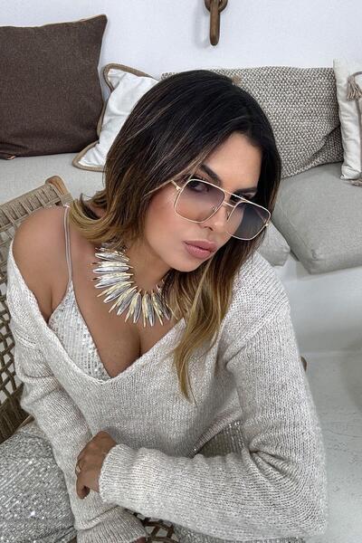 Sohotique By P Кам'яний кольоровий трикутний бюстгальтер з паєтками