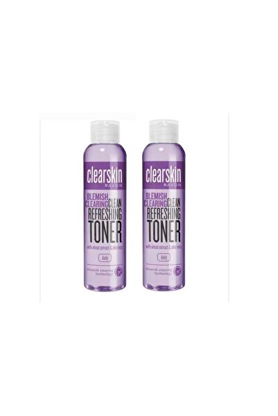 AVON Clearskin Blemish Clearing Akneye Meyilli Ciltler İçin Tazeleyici Tonik 100ml 2'Li Set
