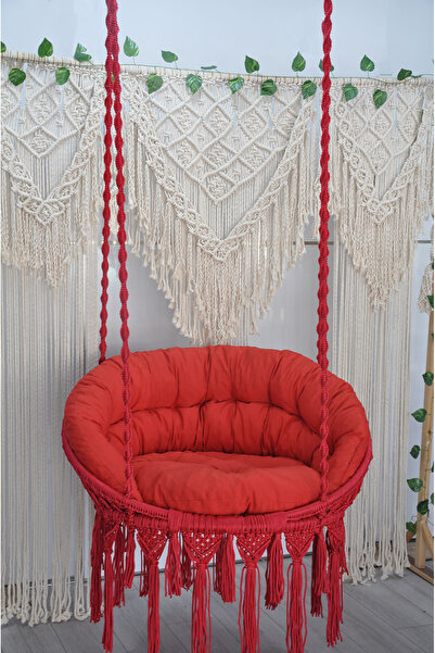 ALTINOLUK HAMAK Kopya - Relakx Makrome Salıncak Bahçe Balkon Salıncağı ( Kırm...