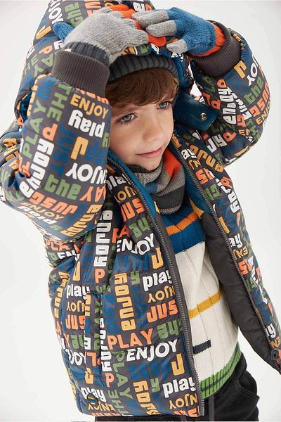 Boboli Boy's Coat Patterned
