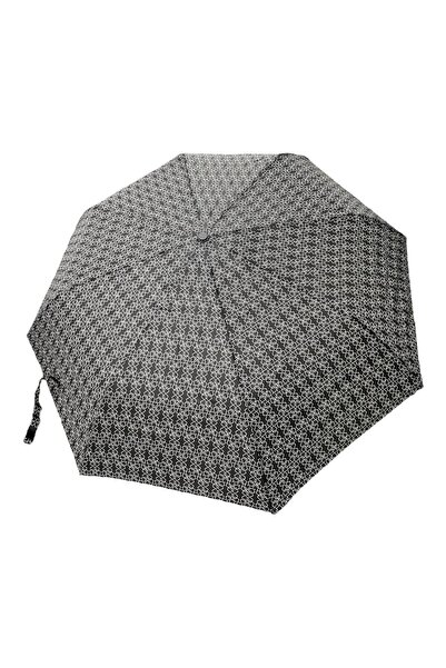 Marlux Tam Otomatik Siyah Desenli Şemsiye 7110A 709811