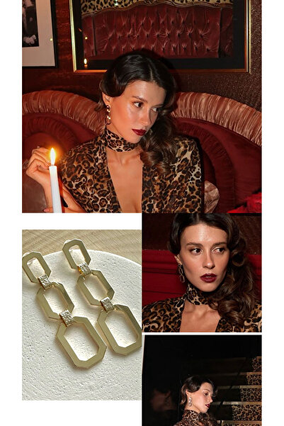 Hoop jewelery أقراط بتصميم متدلي