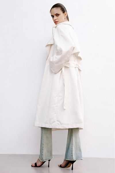 NUDEQUEEN Thick Winter Oversize Trencoat Kgttr4500