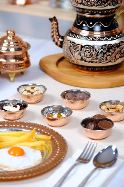 GÜR BAKIR 1 Copper Joker Sauce Bowl and Jam Bowl