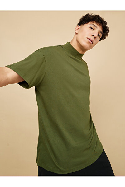 Styli Mock Neck Oversized T-Shirt