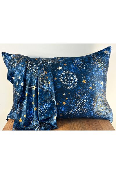 ICON SILK 100% Μεταξωτή Μαξιλαροθήκη 1 Τεμάχιο 50cm*70cm (Night Sky)