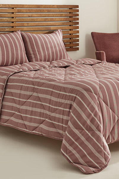 Karaca Home Sarah Anderson Barlet Double Comfort Set Striped Burgundy