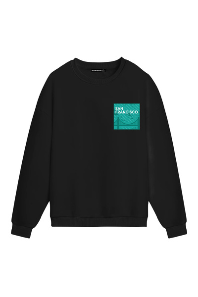 Mounte Bianca Unisex San Francisco - Obična majica sa kapuljačom