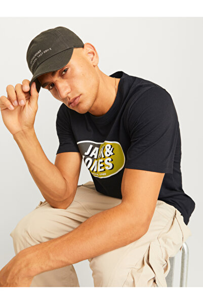 Jack & Jones تي شيرت برقبة دائرية وشعار الماركة