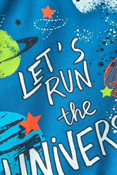 Boboli Erkek Çocuk Tshirt Mavi/Yeşil