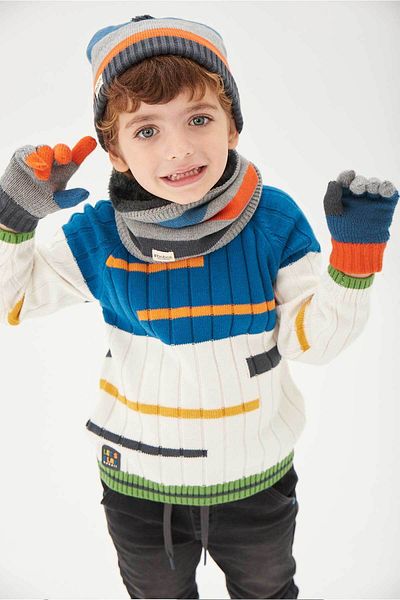 Boboli Boy's Beret Anthracite