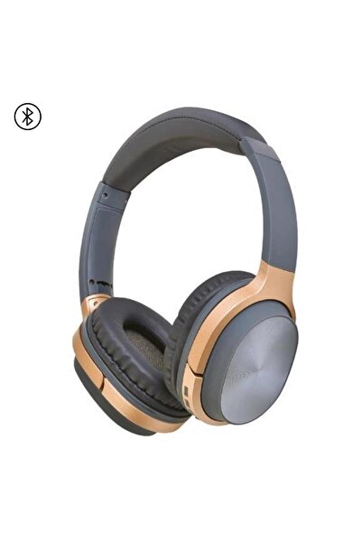 Sunix 20w Süper Bass Csr Çip 200 Saat Bekleme Süreli 5.0 Kulak Üstü Bluetooth Kulaklık Gri Blt-20