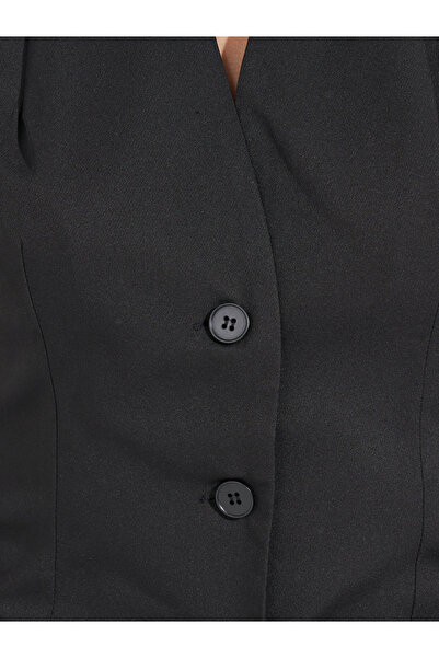 Styli Halter Neck Waistcoat with Flap Detail