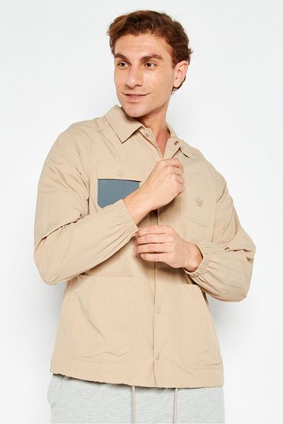 adidas Men Sportswear Fit Training Jacket, Taupe