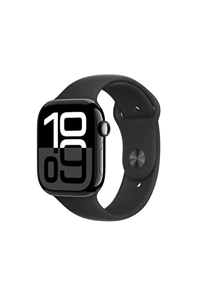 Apple Watch Series 10 GPS + Cellular 46mm Jet Black Aluminium Case with Black...