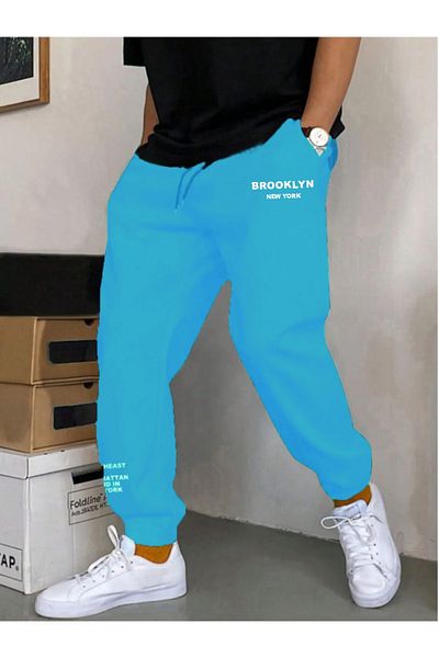 Altamira Baby Boy Blue Brooklyn Printed Sweatpants