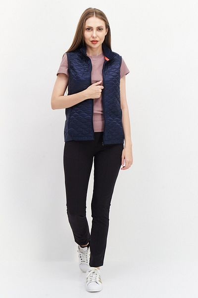 Puma Women Sportswear Fit Sleeveless Outdoor Vest Jacket, Navy Blue
