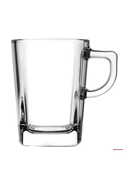 Paşabahçe 6-Piece Carre Espresso and Coffee Cup - 75 Cc