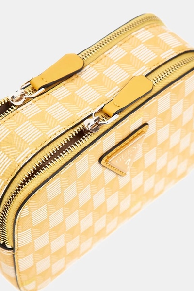 Guess G Wave Camera Crossb Women's Yellow Crossbody Bag Hwjt9344140-Ywl