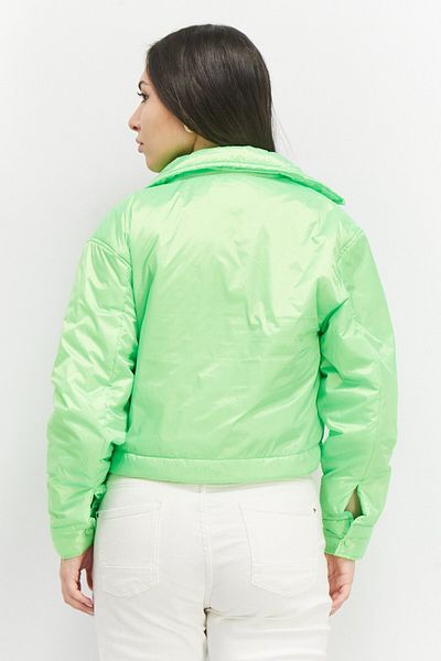 Steve Madden Women Plain Puffer Jacket, Lime
