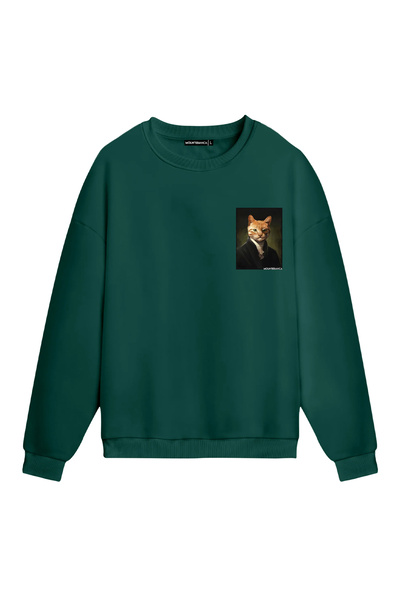 Mounte Bianca Unisex Signor Gatto - Obična majica sa kapuljačom