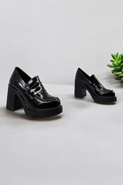 ALBİNİ Albini 25101100 K Black Genuine Leather Women's Casual Daily Shoes