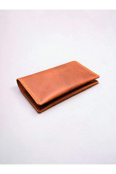 CRASSULA PREMIUM LEATHER Elegant Card Holder with Genuine Leather Snaps