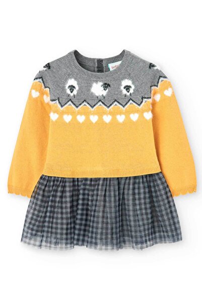 Boboli Kız Çocuk Elbise Sarı