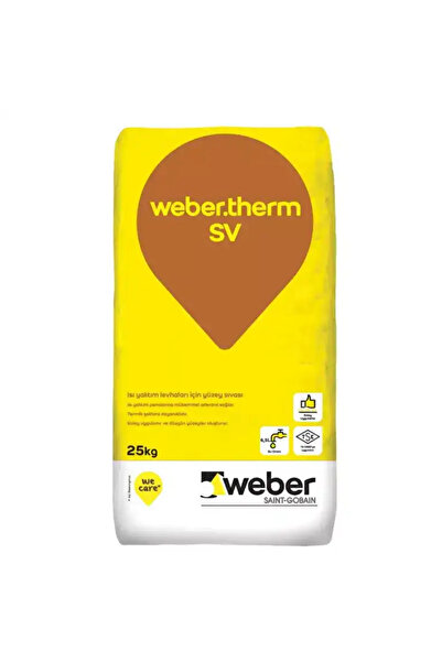 WEBER THERM SV ISI YALITIM LEVHA YÜZEY SIVASI 25 KG