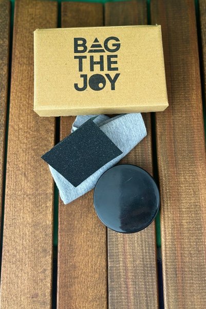 Bag The Joy Brown Wooden Care Set