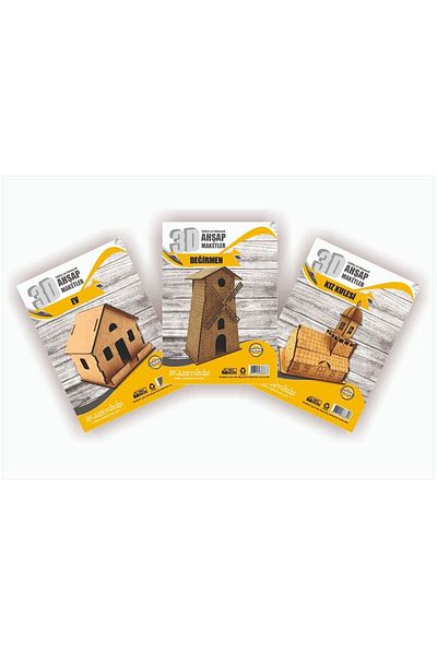 MAKETÇİNİZ 3-Piece Model Set-2 Maiden's Tower-Home-Grub