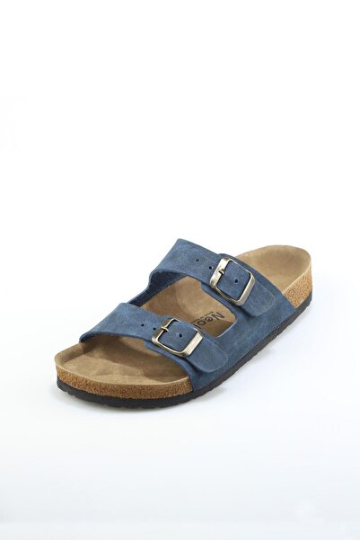Neon Shoes Madrid Unisex Ortopedik Tabanlı Terlik Çift Bantlı Tokalı Günlük Rahat Ev & Dışarı Terliği