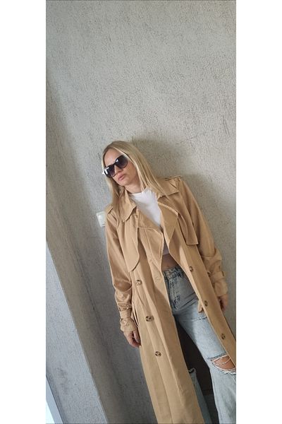 Garamak Flowing Long Trench Coat
