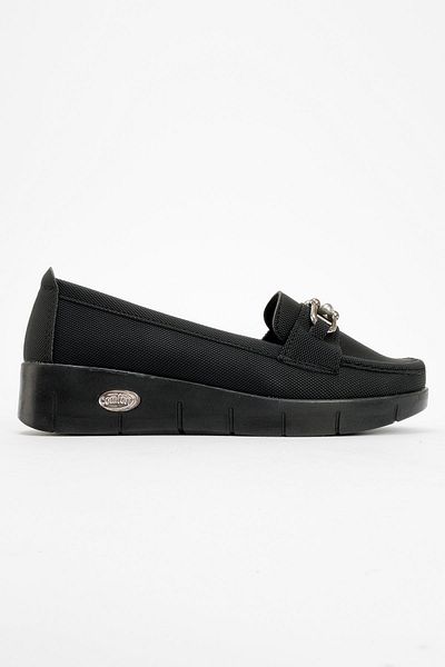 Ccway Blugi negri - Pantofi casual pentru damă cu cataramă
