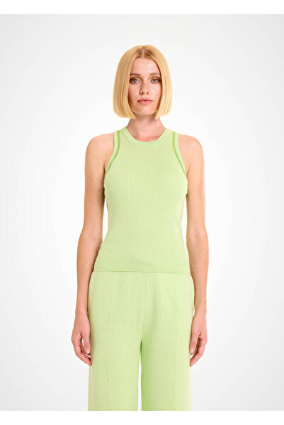 Knitss Органічна бавовна, світло-зелений трикотажний верх для домашнього одягу