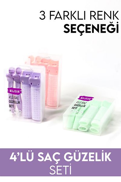 MUJGAN Hair Styling Set of 4 – Stylish and Easy to Use