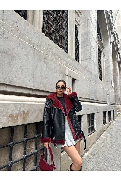 SONREİR Importovaný kožený motorkářský kabát Toscana