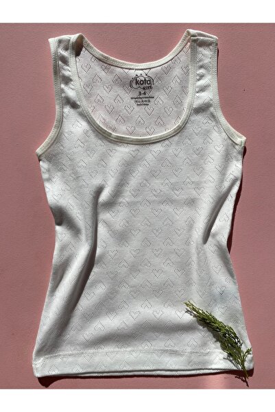 LEYNA BUTİK Βαμβακερό, Lycra πλεκτό ζακάρ διάτρητο ύφασμα 6 τεμαχίων κοριτσίστικο εσώρουχο με χοντρό λουράκι