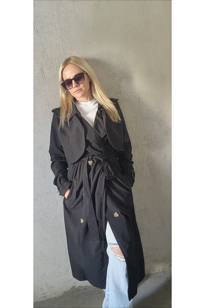 Garamak Flowing Long Trench Coat