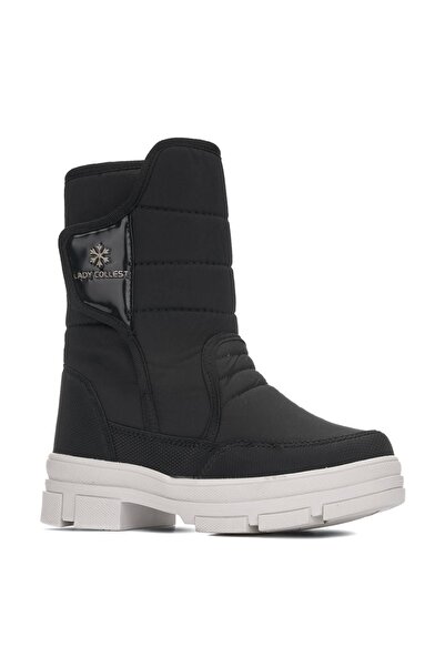 Northoflondon Günlük İçi Kürklü Kaydırmaz Taban Cırtlı Kadın Kar Bot