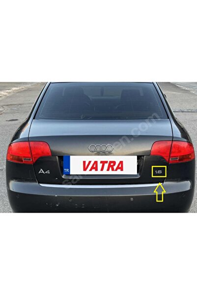 EDEXPORT Audi A4 Sedan 1995-2008 1.4 TFSI Uyumlu 1.6 Bagaj Yazısı 3M 3D ABS