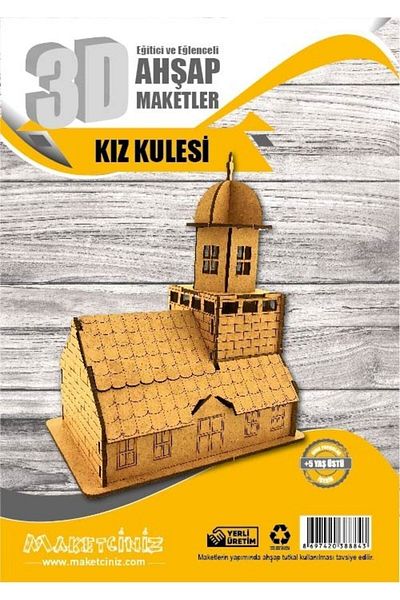 MAKETÇİNİZ Maiden's Tower - Wooden Model Design