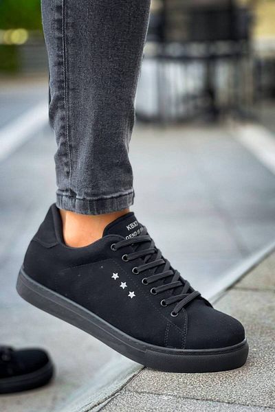 BOA Kb X7 - High Black Suede, Lace-Up Casual Men's Shoes
