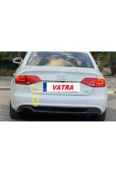 EDEXPORT Audi A4 Sedan 2005-2018 2.0 TFSI Uyumlu A4 Bagaj Yazısı 3M 3D ABS